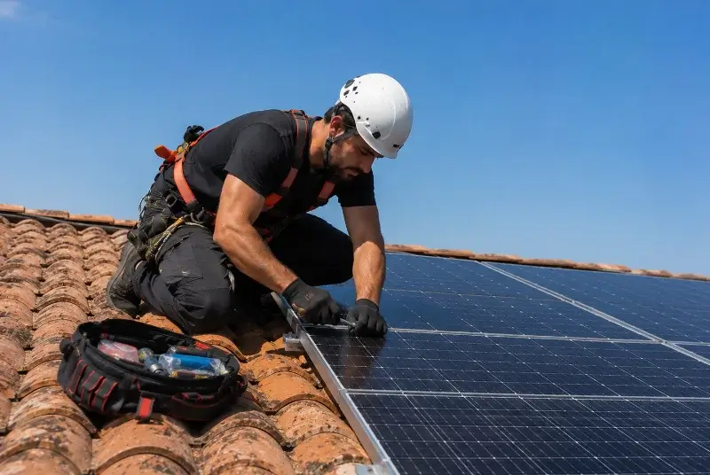 Maintenance et monitoring de panneaux solaires à Saint-Chamas