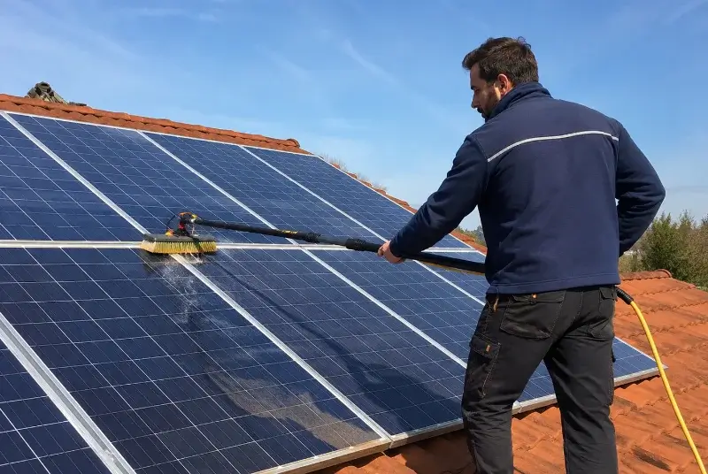 Nettoyage et entretien de panneaux solaires à Saint-Chamas