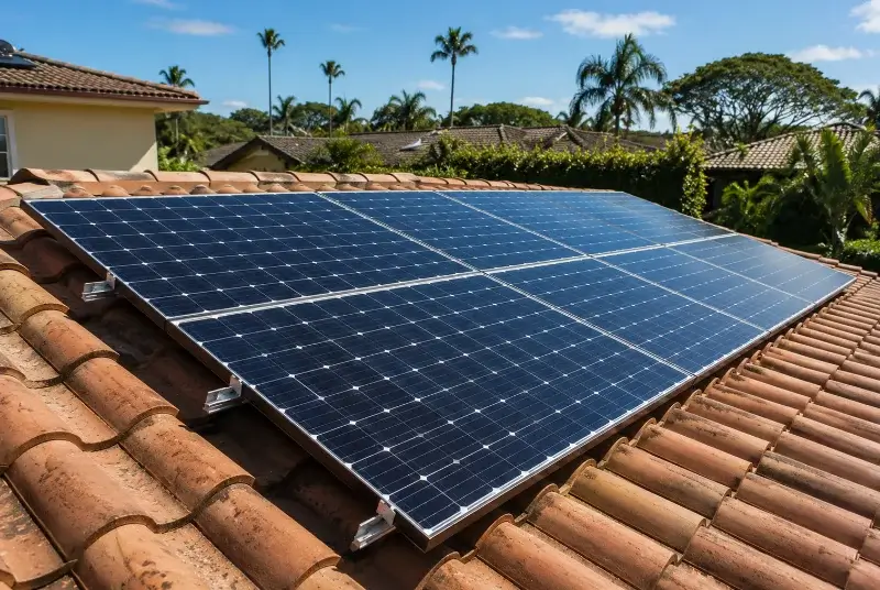 Installation de panneaux solaires à Saint-Chamas